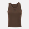 ROTATE BIRGER CHRISTENSEN Canotta basic BROWN Donna 