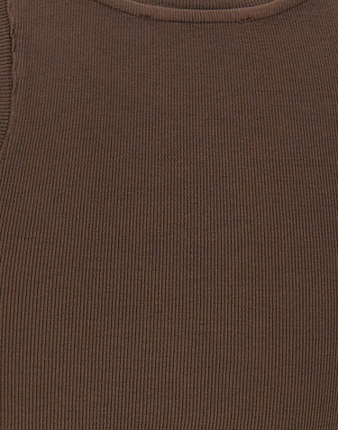 ROTATE BIRGER CHRISTENSEN Canotta basic BROWN Donna 