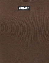 ROTATE BIRGER CHRISTENSEN Canotta basic BROWN Donna 