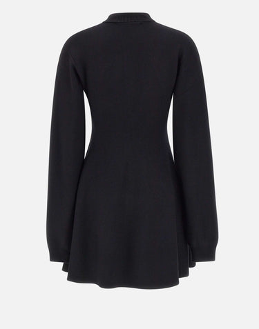 "Slinky Knit Polo Dress" 115488 100 ROTATE BIRGER CHRISTENSEN 