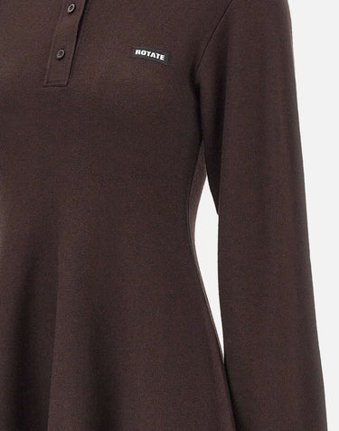 "Slinky Knit Polo Dress" 115488 1667 ROTATE BIRGER CHRISTENSEN 
