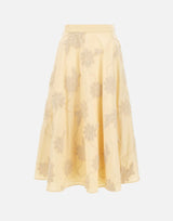 ROTATE BIRGER CHRISTENSEN Gonna lunga con ricamo floreale BEIGE Donna 