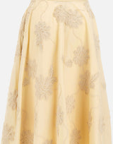 ROTATE BIRGER CHRISTENSEN Gonna lunga con ricamo floreale BEIGE Donna 