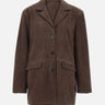 Blazer over in pelle scamosciata 115580 573 ROTATE BIRGER CHRISTENSEN 