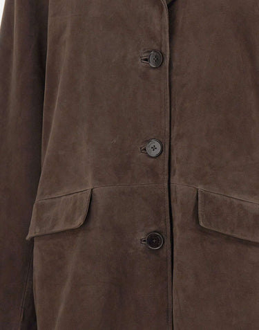Blazer over in pelle scamosciata 115580 573 ROTATE BIRGER CHRISTENSEN 