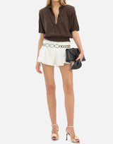 ROTATE BIRGER CHRISTENSEN Shorts svasati WHITE Donna 