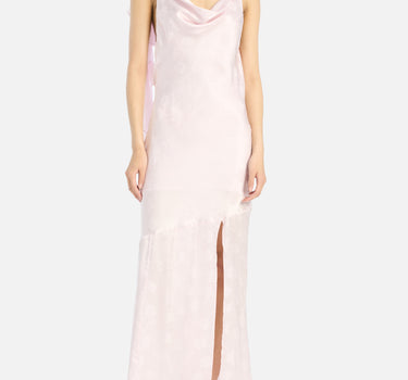ROTATE BIRGER CHRISTENSEN Abito lungo a cascata Pink Donna 