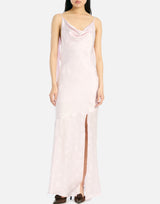 ROTATE BIRGER CHRISTENSEN Abito lungo a cascata Pink Donna 