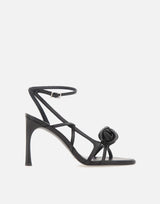 ROTATE BIRGER CHRISTENSEN Sandalo con nodo in pelle BLACK Donna 