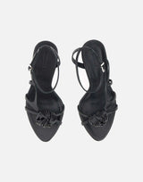 ROTATE BIRGER CHRISTENSEN Sandalo con nodo in pelle BLACK Donna 