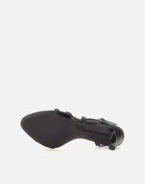 ROTATE BIRGER CHRISTENSEN Sandalo con nodo in pelle BLACK Donna 
