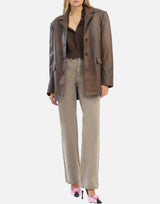 Blazer oversize in pelle 116031 2037 ROTATE BIRGER CHRISTENSEN 