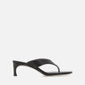 ROTATE BIRGER CHRISTENSEN Mules in pelle con tacco kitten BLACK Donna 