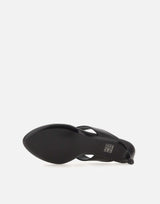 ROTATE BIRGER CHRISTENSEN Mules in pelle con tacco kitten BLACK Donna 