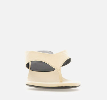 ROTATE BIRGER CHRISTENSEN Mules in pelle con tacco kitten BEIGE Donna 