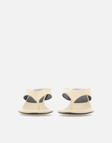ROTATE BIRGER CHRISTENSEN Mules in pelle con tacco kitten BEIGE Donna 
