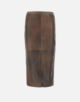 Gonna longuette in pelle 116321 2037 ROTATE BIRGER CHRISTENSEN 