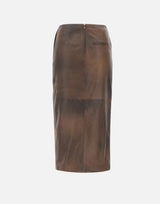 Gonna longuette in pelle 116321 2037 ROTATE BIRGER CHRISTENSEN 