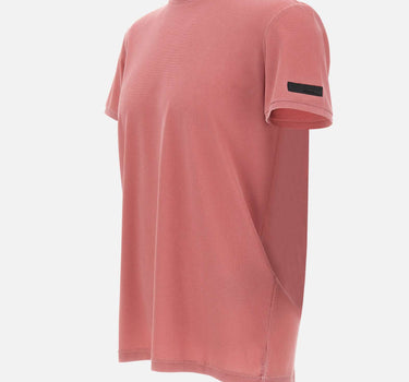 RRD T-shirt "Techno Wash Piquè" Pink Uomo 