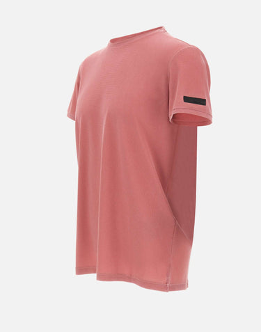 RRD T-shirt "Techno Wash Piquè" Pink Uomo 