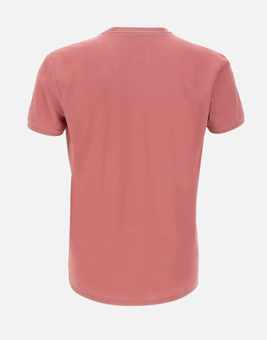 RRD T-shirt "Techno Wash Piquè" Pink Uomo 