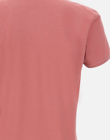RRD T-shirt "Techno Wash Piquè" Pink Uomo 