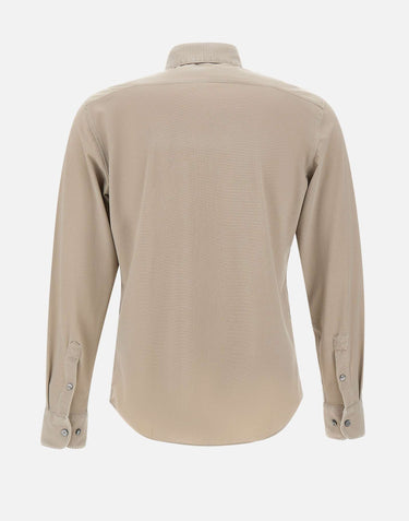 RRD Camicia "Techno Wash Piqué" BEIGE Uomo 