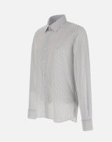 RRD Camicia "Oxford Jacquard Stripe" WHITE Uomo 