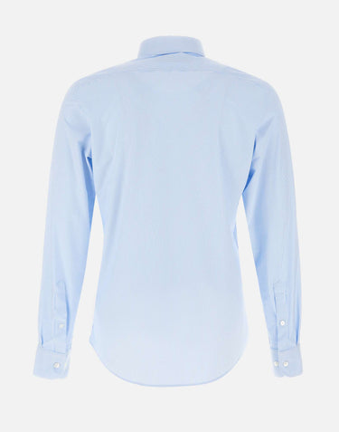 RRD Camicia "Oxford Jacquard Stripe" Light Blue Uomo 