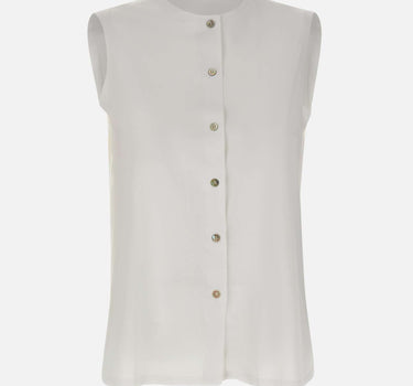 RRD Camicia "Oxford sleeveless Wom" WHITE Donna 