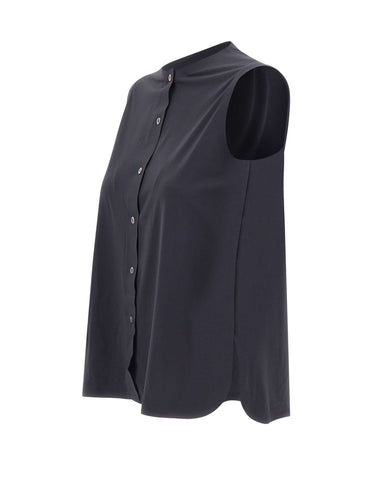 RRD Camicia "Oxford sleeveless Wom" BLUE Donna 