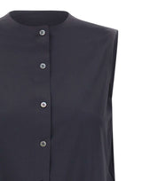 RRD Camicia "Oxford sleeveless Wom" BLUE Donna 