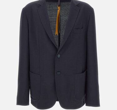 SANTANIELLO Blazer in lana BLUE Uomo 