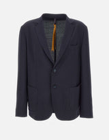 SANTANIELLO Blazer in lana BLUE Uomo 