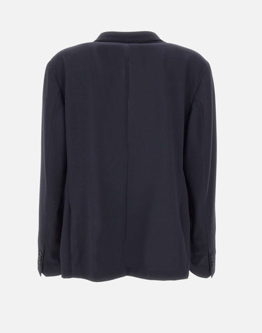 SANTANIELLO Blazer in lana BLUE Uomo 