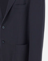 SANTANIELLO Blazer in lana BLUE Uomo 
