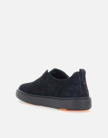 SANTONI Sneakers "Victory 17" BLUE Uomo 