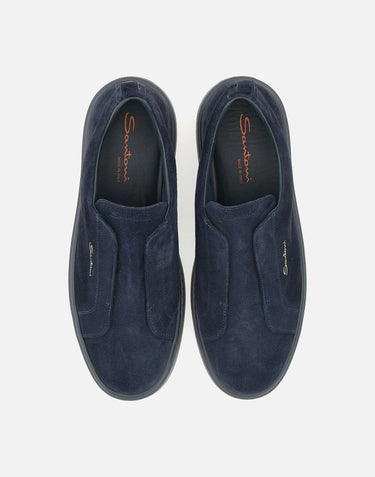 SANTONI Sneakers "Victory 17" BLUE Uomo 