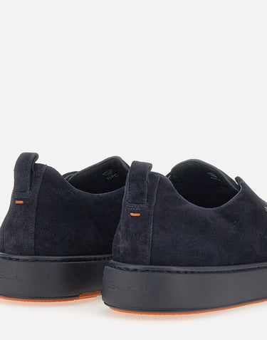 SANTONI Sneakers "Victory 17" BLUE Uomo 