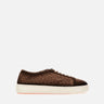 Sneaker in suede intrecciato MBCD22171BARTIST M21 SANTONI 