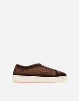 Sneaker in suede intrecciato MBCD22171BARTIST M21 SANTONI 