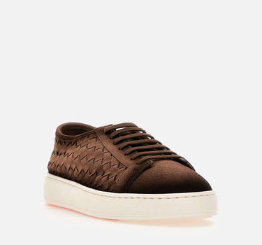 Sneaker in suede intrecciato MBCD22171BARTIST M21 SANTONI 