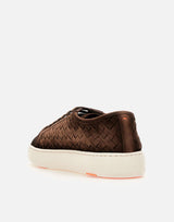 Sneaker in suede intrecciato MBCD22171BARTIST M21 SANTONI 