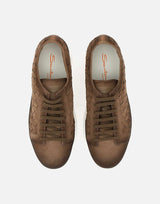 Sneaker in suede intrecciato MBCD22171BARTIST M21 SANTONI 