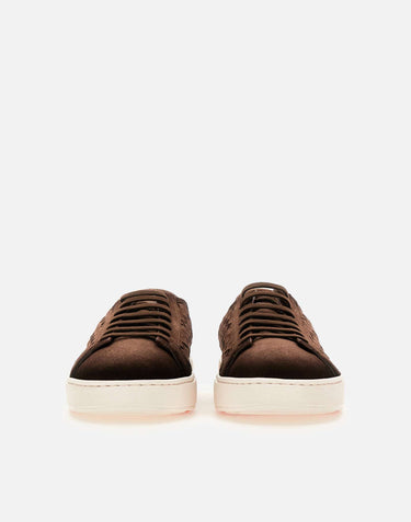 Sneaker in suede intrecciato MBCD22171BARTIST M21 SANTONI 