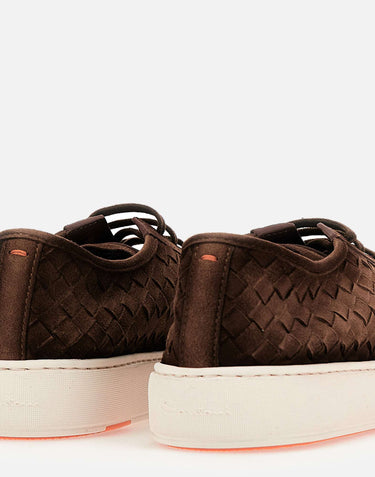 Sneaker in suede intrecciato MBCD22171BARTIST M21 SANTONI 