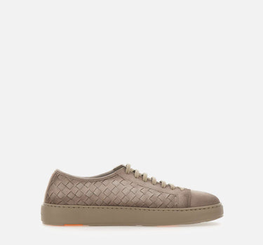 Sneakers in pelle scamosciata intrecciata MBCD22171TARTIST E55 SANTONI 
