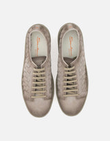 Sneakers in pelle scamosciata intrecciata MBCD22171TARTIST E55 SANTONI 