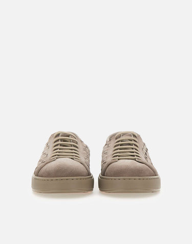 Sneakers in pelle scamosciata intrecciata MBCD22171TARTIST E55 SANTONI 