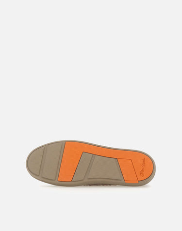 Sneakers in pelle scamosciata intrecciata MBCD22171TARTIST E55 SANTONI 